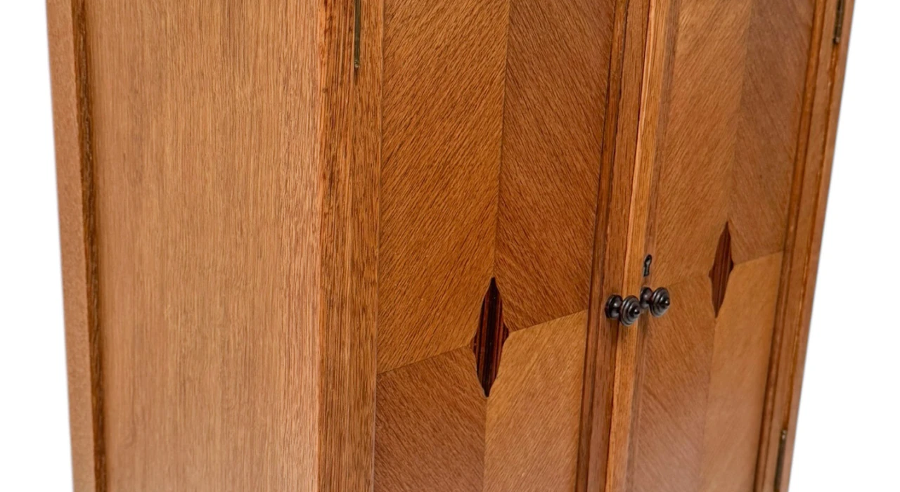 Art Deco Amsterdamse School Wall Cabinet by 't Woonhuys Amsterdam, 1920s